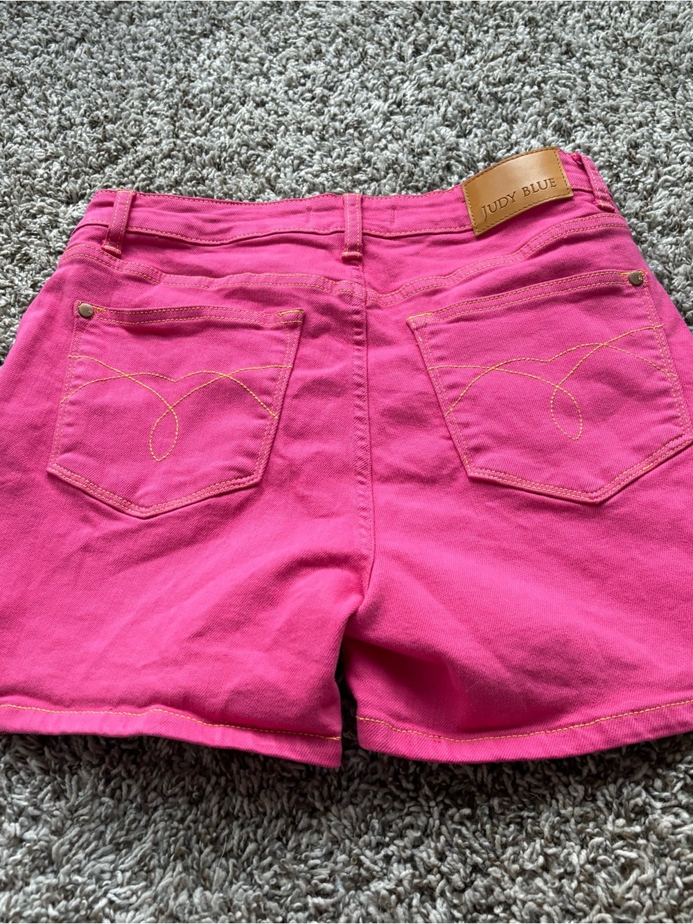 Judy Blue Hot Pink Denim Skirt - Picture 3 of 10